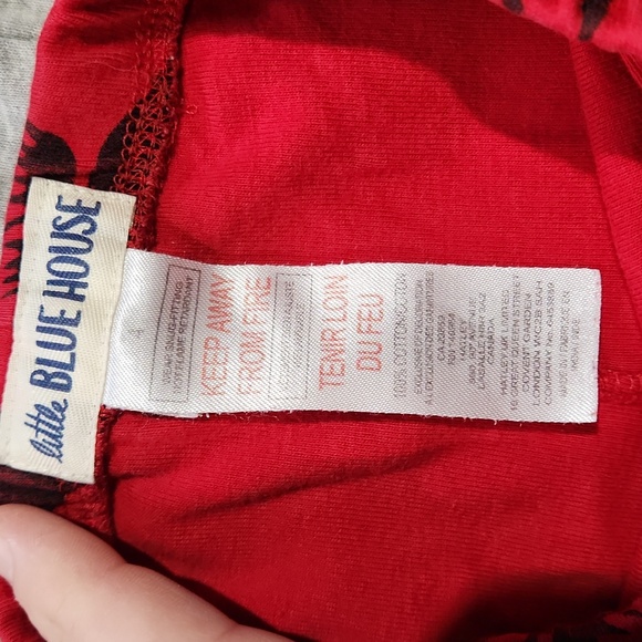 Little Blue House Moose Pjs 4T - Picture 6 of 7